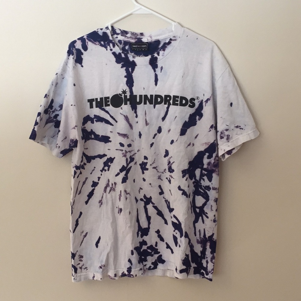 Purple Tie-Dyed Hundreds Classic Tee